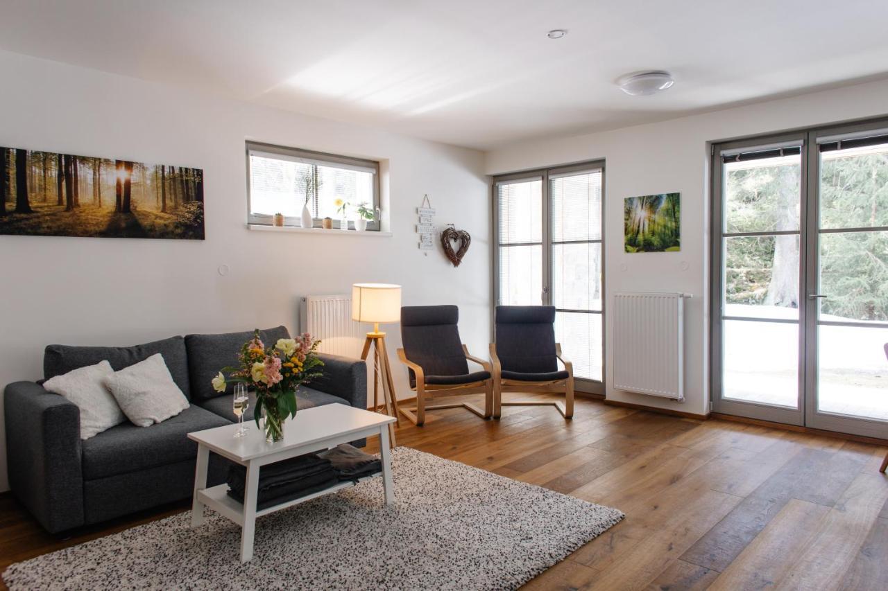 Apartman S Nadhernym Vyhledem V Centru Harrachova Kültér fotó
